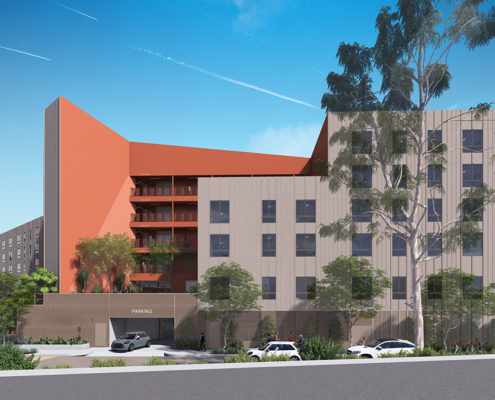 Century+Restorative Care Village elevation rendering.