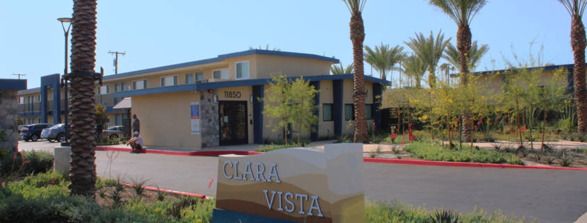 Clara Vista entry sign.