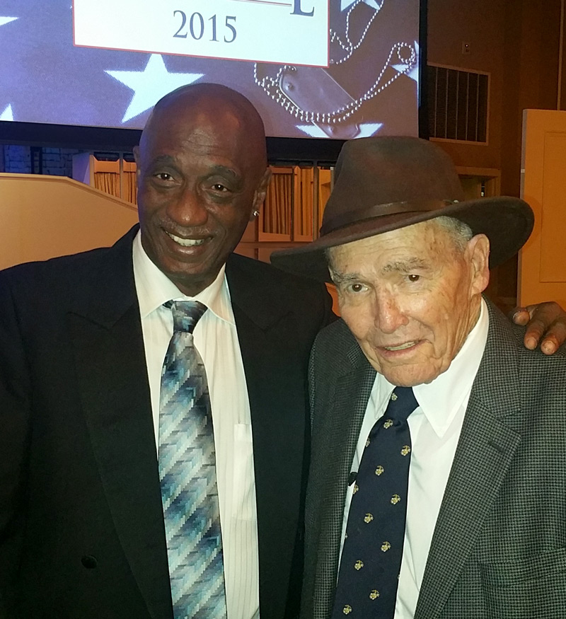 Joe with Judge Pregerson.